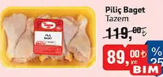 TAZEM PİLİÇ BAGET KG fiyat ve kampanya bilgisi